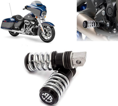 AUTO PEARL Spring Coiled Foot Rest Black for Road Glide Special Foot Rest(Black)