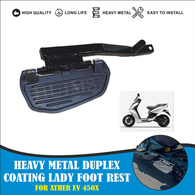 INGPRIDE NEW_HMX- PREMIUM HEAVY FOOTREST ATHER EV 3RD GEN Foot Rest(Black)