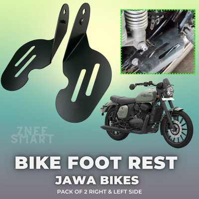 AXWee Left & Right FootRest for JAWA CLASSIC 300, JAWA 42 Foot Rest(Black)