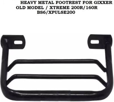 DAZZRIDE HEAVY METAL FOOTREST FOR GIXXER OLD MODEL / XTREME 200R/160R BS6/XPULSE200 BS6 Foot Rest(Black)