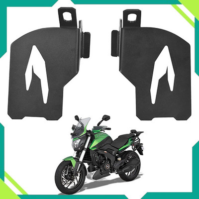 DAZZRIDE Original Fitting Rear Side Passenger Metal Foot Rest for Bajaj Dominar 250,400 Foot Rest(Black)