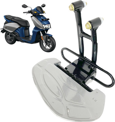 Dhe Best Metal Rear Ladies Footrest Stand Scooter Hero vida v1 Pro Foot Rest(Silver, Black)