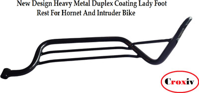 CROXIV Rear Lady Footrest Compatible for HORNET Bike Foot Rest(Black)