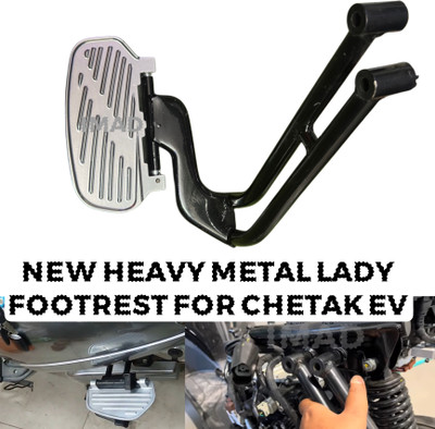 imad LADY FOOTREST FOR CHETAK EV Foot Rest(Black)