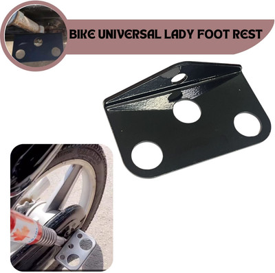 SRPHERE SR4 Ladies Footrest Stand Compatible for Bike & Cycle Single Site Foor Rest Foot Rest(Black)