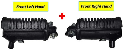 SAM Splendor front footrest Left & Right side Foot Rest(Black)