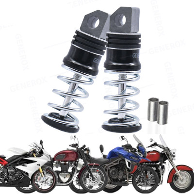 Generox Imported Foot Rest BLACK for TRMH All Bike and Scooty Foot Rest(Black)