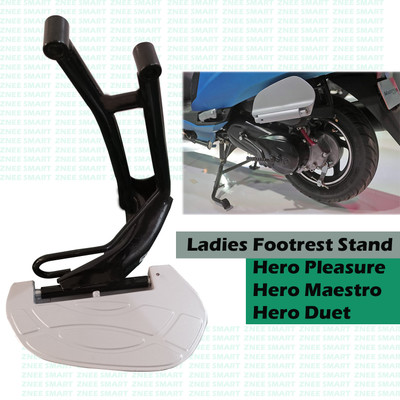Znee Smart Lady Step Rear Footrest Compatible for Scooty Hero Duet/Pleasure/Maestro Foot Rest(Multicolor)