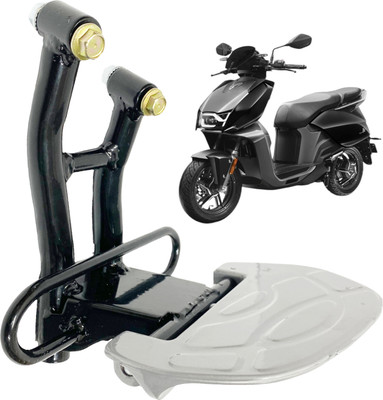 Dhe Best Heavy Quality Ladies Footrest Stand Scooter Hero vida v1 Pro Foot Rest(Silver, Black)