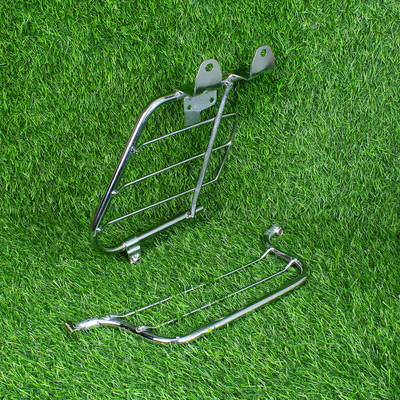 alphaten Ladies Footrest Chrome Design Foot Rest(Silver)