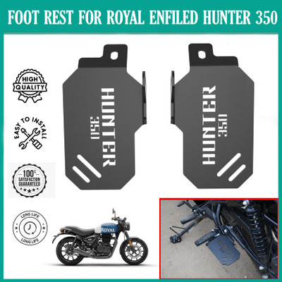 DAZZRIDE HIGH QUALITY BOTH LH & RH SIDE LADY FOOTREST FOR HUNTER 350 FootRest Foot Rest(Black)
