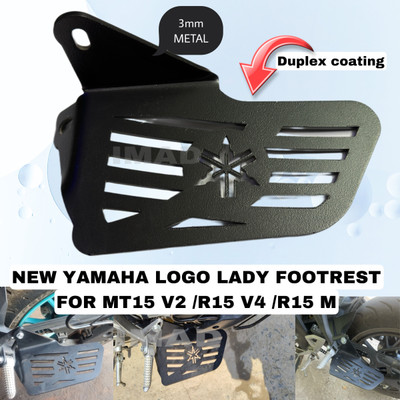 imad HEAVY METAL DUPLEX COATING LADY FOOTREST Foot Rest(Black)