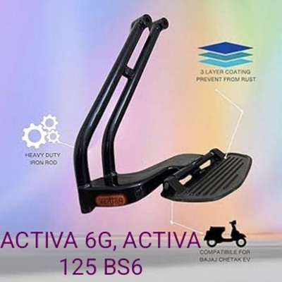 SAM Ladies footrest activa 6g Foot Rest(Black)