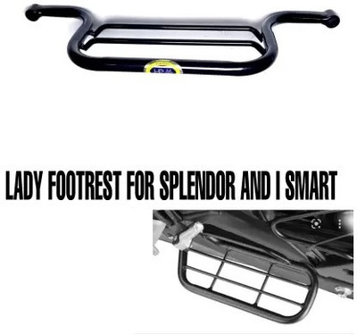 Znee Smart LADY FOOTREST FOR HERO SPLENDOR AND I SMART Foot Rest(Black)