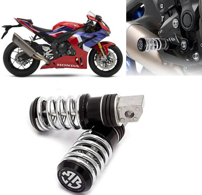 AUTO PEARL Spring Coiled Foot Rest Black for CBR1000RR Fireblade Foot Rest(Black)