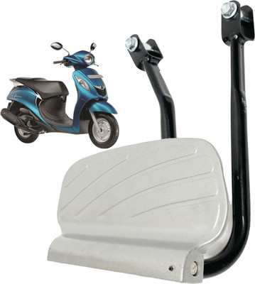 Dhe Best For Yamaha Fascino 125 footrest Quality Metal Rear Ladies footrest assembly Foot Rest(Silver, Black)