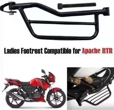 CROXIV Lady Step Footrest Compatible For Tvs Apache RTR Foot Rest(Black)