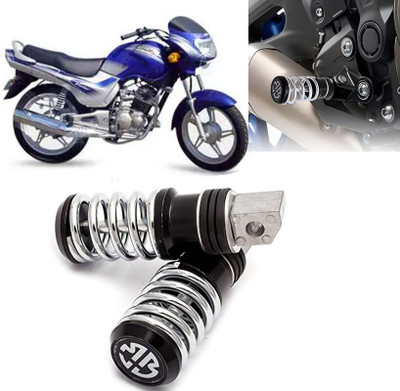 AUTO PEARL Anti Theft Motorcycle Security Alarm System with 2 Remotes for Victor Edge Foot Rest(Black)