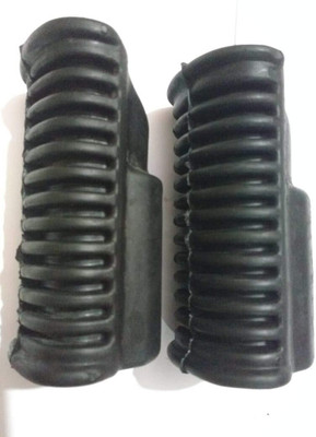 TRP Traders BULLAT FRONT FOOT REST RUBBER BOTH LEFT AND RIGHT Foot Rest(Black)