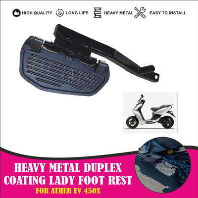 INGPRIDE NEW_HMX- HEAVY&GENUINE LADY FOOTREST ATHER EV 3RD GEN Foot Rest(Black)