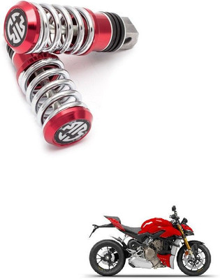 Miwings Red Foot Rest For Streetfighter V4 Foot Rest(Red)