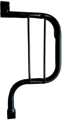 Golden Fox Heavy Metal Ladies Step Rest Compatible For Royal Enfield Hunter 350 BIKE Foot Rest(Black)