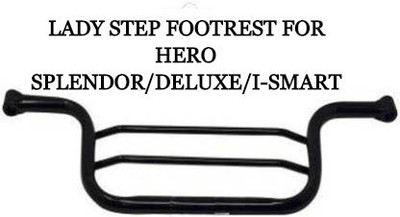 IMAD TRADING heavy new lady step footrest for hero splendor/deluxe/i-smart Foot Rest(Black)