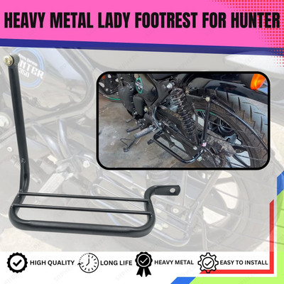 SRPHERE HT4 FOOTREST FOR ROYAL ENFIELD HUNTER 350 Foot Rest(Black)