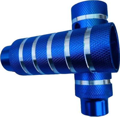 PRAKMO Big Blue Aluminum Alloy Non-Slip, Bicycle Footrest for Mountain Bike, BMX Foot Rest(Yellow)