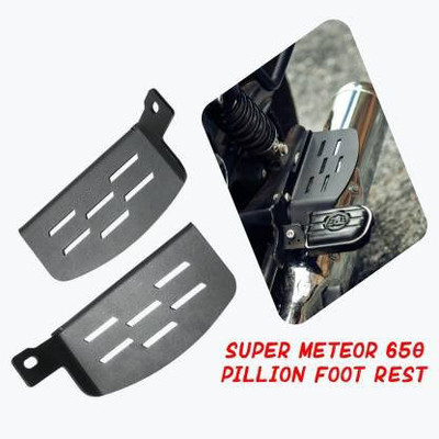 way2gmart SUPER METEOR 650 PILLION FOOTREST Foot Rest(Black)