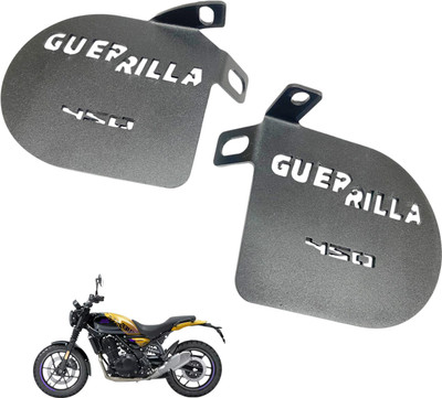 Dhe Best Bike Stylish Heavy Duty Metal Rear Footrest / Foot Rest For RE Guerrilla 450 Foot Rest(Black)