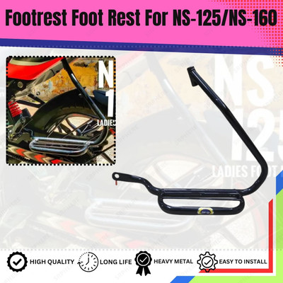 SRPHERE NSS4 HEAVY QUALITY LADY STEP FOOTREST FOR NS125/NS160/NS200 Foot Rest(Black)