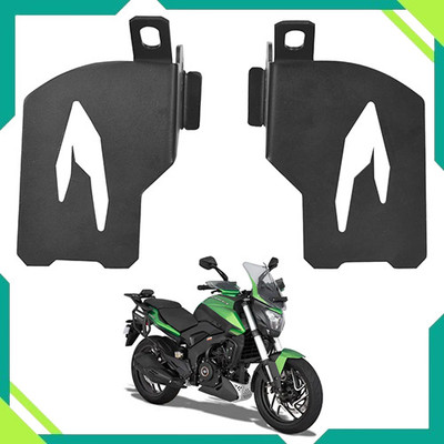 DAZZRIDE Heavy Aluminium Rear Side Passenger Metal Foot Rest for Bajaj Dominar 250,400 Foot Rest(Black)