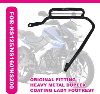 SHOWRIDE NEW HEAVY METAL LADY FOOTREST FOR PULSAR NS125/NS160/NS200 Foot Rest(Black)