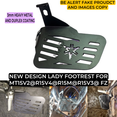 Aklin Boky LADY FOOTREST FOR MT15/R15/FZ Foot Rest(Black)