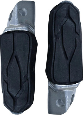 Vtrust Footrest Assembly Compatible for Bajaj Pulsar NS, Front Left/Right Hand Foot Rest(Silver, Black)