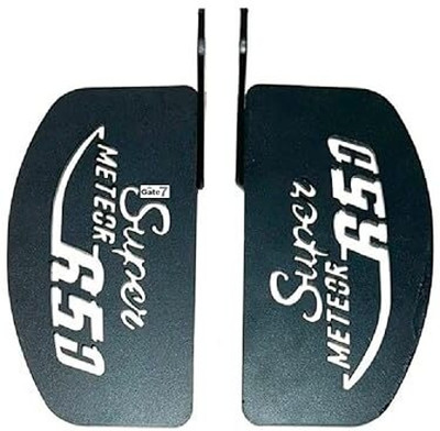 Golden Fox Footrest for Royal Enfield Super Meteor 650 (Black, Set of 2) Foot Rest(Black)