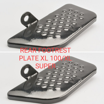 SAM REAR FOOTREST PLATE (L+R) XL 100/XL SUPER Foot Rest(Black)