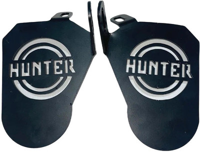 harison REAR FOOTREST COMPATIBLE FOR HUNTER 350 METAL FINISH LEFT AND RIGHT Foot Rest(Black)