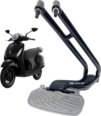 Dhe Best Scooty Top1 Rear Ladies footrest assembly For Chetak 3503 Foot Rest(Black)