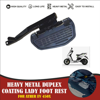 INGPRIDE NEW_HMX- HEAVY METAL FOOTREST ATHER EV 3RD GEN Foot Rest(Black)