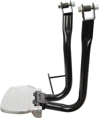 ZRIDE Heavy Quality Lady Footrest Compatible for Scooty Fascino 125 Fi/RayZR 125 Fi Foot Rest(Black, Steel)
