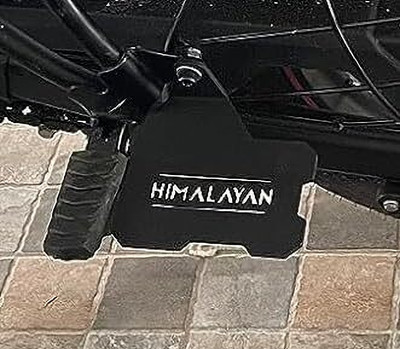 SGTB Heavy RE Himalayan Foot Rest Left Side Footrest Laser Cut Step Plate Black Foot Rest(Black)