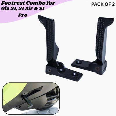 ENEMYT QX9 Good Quality Ola S1, Pro, Air, X+, Left and Right Side Footrest Foot Rest(Black)