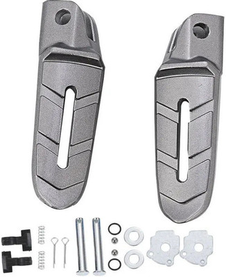 anmol enterprises REAR FOOTREST ASSEMBLY COMPATIBLE FOR PULSER 200NS BOTH LEFT AND RIGHT Foot Rest(Black, Silver)
