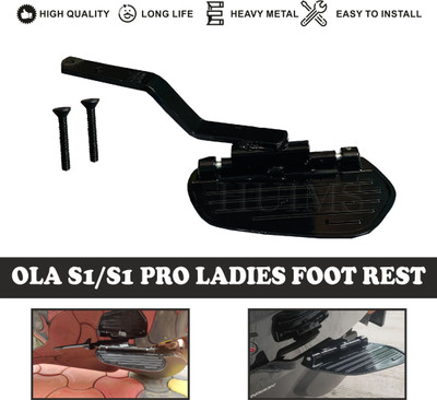 Huims HMX- High Quality Footrest Stand Compatible For Scooter Ola Electric S1/S1 Pro Foot Rest(Black)