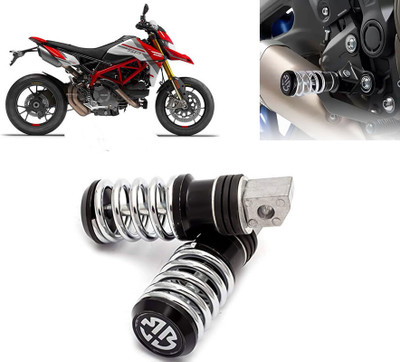 AUTO PEARL Spring Coiled Foot Rest Black for Hypermotard 939 Foot Rest(Black)