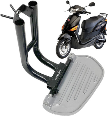 Dhe Best Scooter Rear Ladies Footrest / Foot rest For Hero Electric Optima Foot Rest(Black)