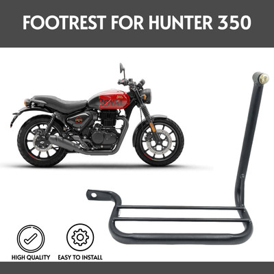 ZRIDE Heavy Metal Quality Back Passenger Footrest For Hunter 350 Foot Rest(Black)