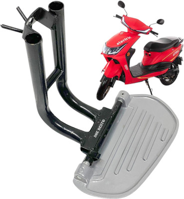 Dhe Best Scooter Rear Heavy Duty Ladies Footrest / Stand For Hero Electric Atria Foot Rest(Black)